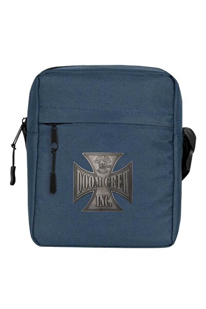CrowsGate Black Label Society Doom Crew Inc Shoulder Bag Navy Blue Color