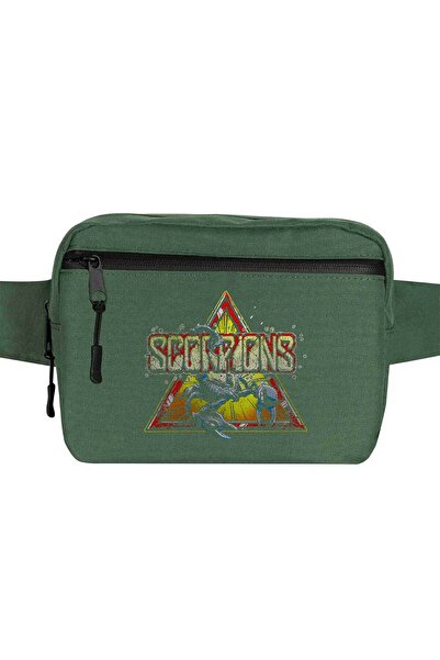 CrowsGate Scorpions Triangle Waist Bag Green Color