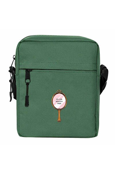 CrowsGate You Look Beautiful Shoulder Bag Green Color