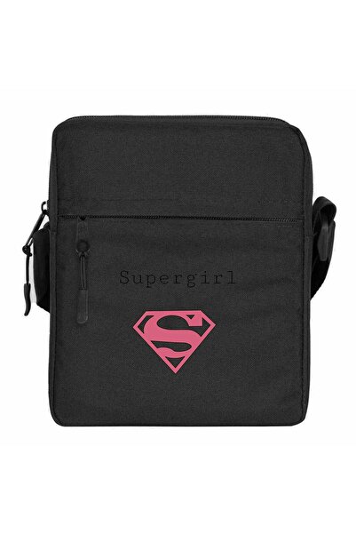 CrowsGate Super Girl Shoulder Bag Black Color