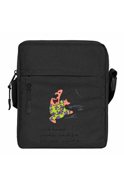 CrowsGate Alarmsız Sabahlar Shoulder Bag Black Color