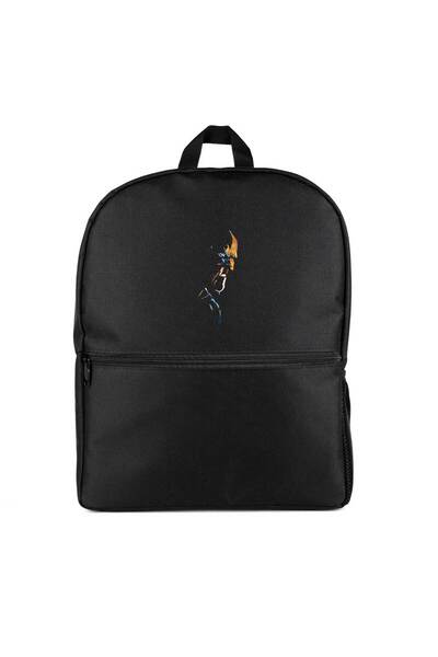 CrowsGate Rucsac cu siluetă Wolverine, culoare neagră