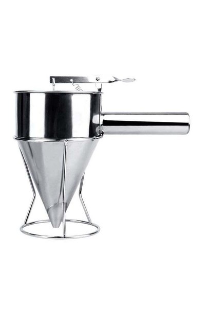 Generic Brand Pancake Batter Dispenser Dough Dispenser Funnel Silver 26X20cm
