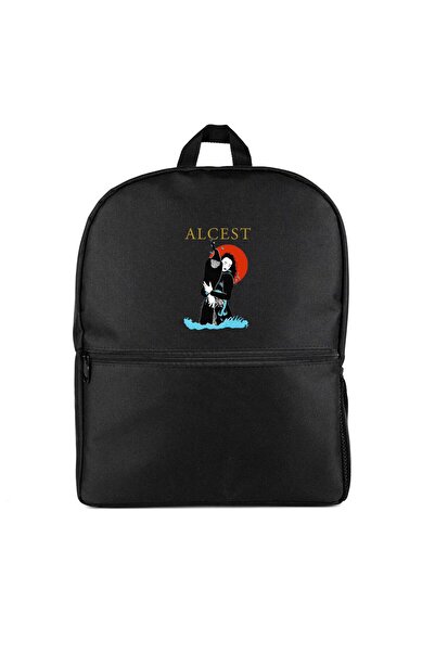 CrowsGate Alcest Illustrator Backpack Black Color