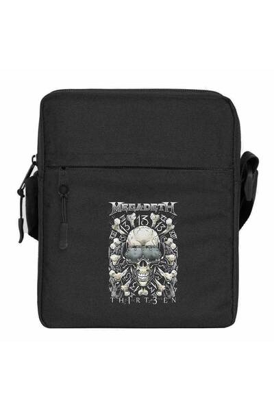 CrowsGate Megadeth Th1Rt3En Shoulder Bag Black Color