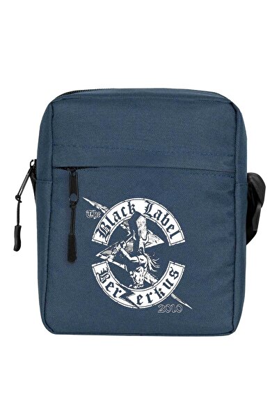 CrowsGate Black Label Society Berzerkus Shoulder Bag Navy Blue Color
