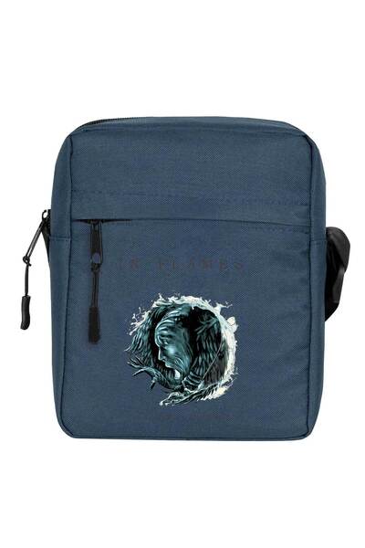 CrowsGate Geantă de umăr In Flames Siren Charms, culoare bleumarin