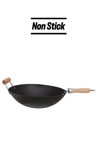 Generic Brand Prestige Nonstick Wok Pan Black