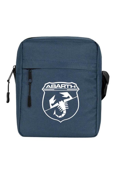CrowsGate Abarth White Logo Shoulder Bag Navy Blue Color