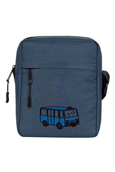 CrowsGate Dolmuşum Shoulder Bag Navy Blue Color