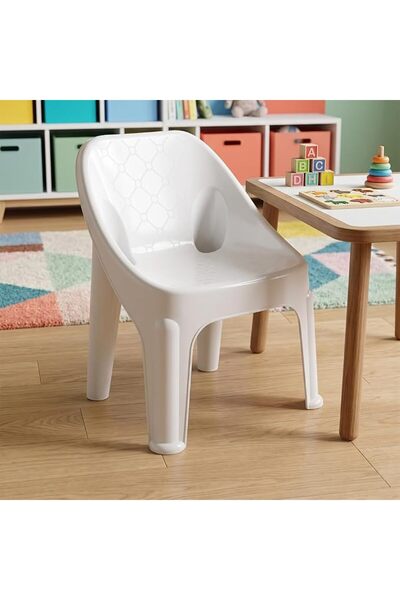 Taimi Plastic Kids Chair - Durable & Lightweight Children's Chair with Backre...