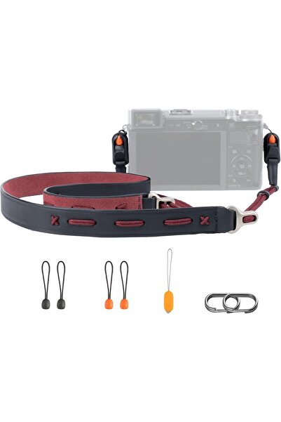 PgyTech Vintage Camera Strap Slim Compatible with Compact Cameras, Mirrorless...