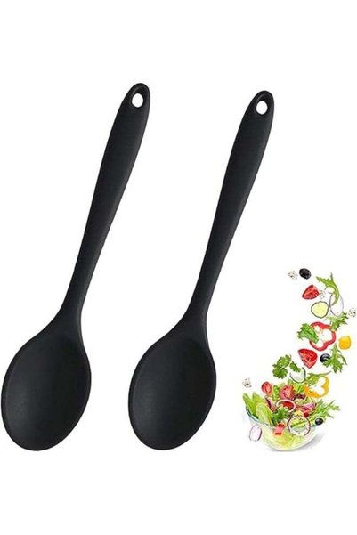Generic Brand Chanskyu 2 Pcs Silicone Spoons For Cooking Heat Resistant, Hygi...