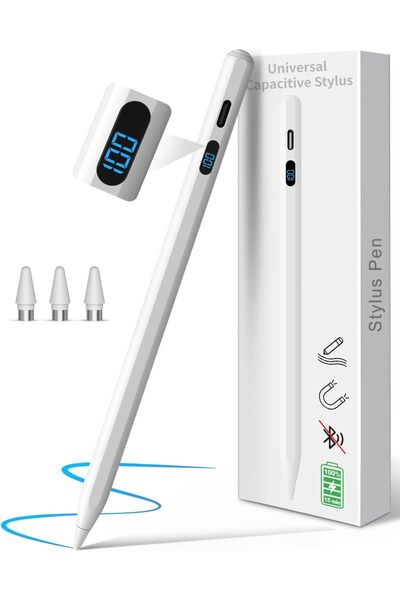 GENERAL DIGIROOT Universal Stylus Pen with LED Power Display ＆ 15 Mins Charge...