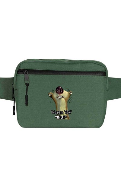 CrowsGate My Joy Is Over, Waist Bag, Green Color