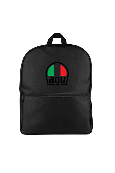 CrowsGate Agv Logo Backpack Black Color