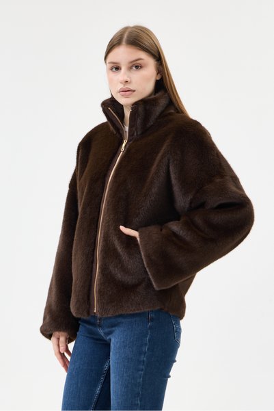 Denifur nova model vizon kürk ceket