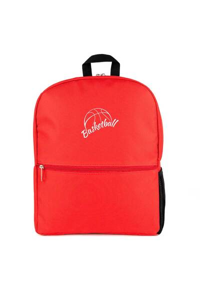 CrowsGate Basketball Season Backpack Red Color