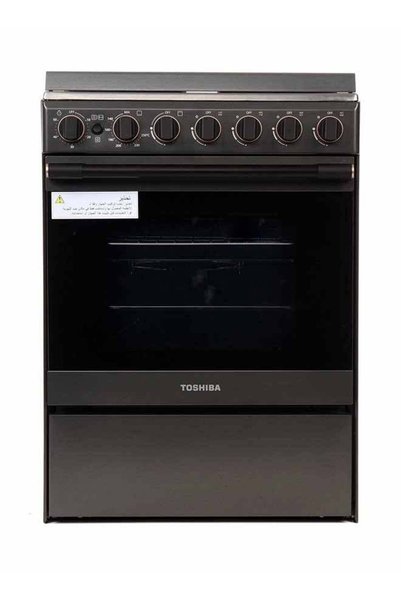 Toshiba 60x60 Cm, 4 Burner Gas Cooking Range Stainless Steel Top And Front TB...