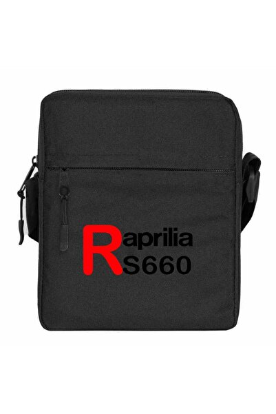 CrowsGate Aprilia Rs660 Tekst Logo Torba za Rame Crna Boja