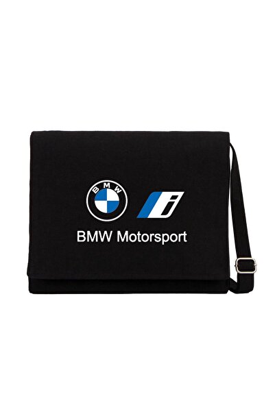 CrowsGate BMW novi logo motorsport crna platnena torba za poruke