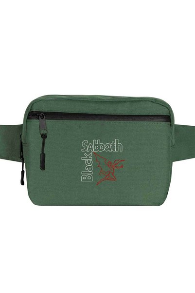 CrowsGate Black Sabbath Grim Reaper Waist Bag Green Color