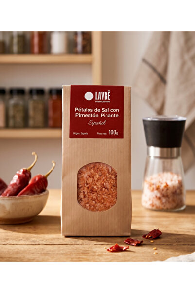 Laybe Rezervă râșniță – fulgi de sare cu boia iute 100 g