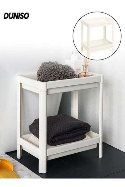 Generic Brand DUNISO Storage Shelf, 2-Layers Multifunctional Storage Rack She...