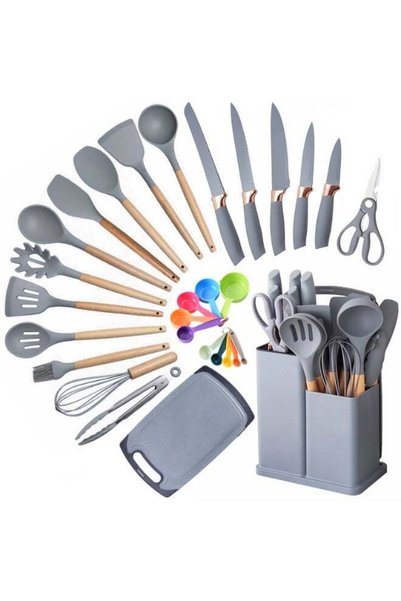 Generic Brand EYSOO Non-Stick Cooking Utensils Set 29 Pcs Kitchen Spatula & K...