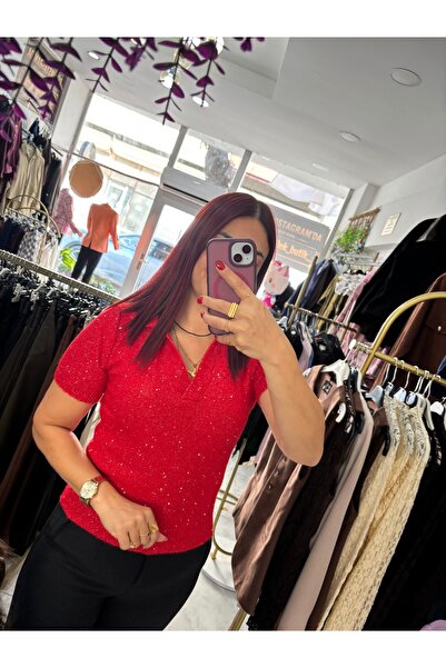 Polo yaka simli triko