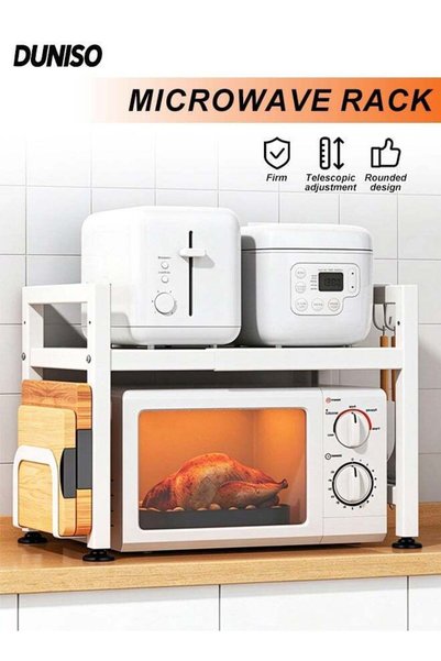 Generic Brand DUNISO Microwave rack, expandable microwave rack, kitchen count...