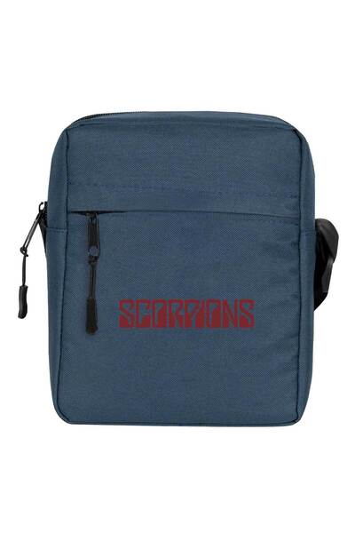 CrowsGate Scorpions Tex Red Shoulder Bag Navy Blue Color