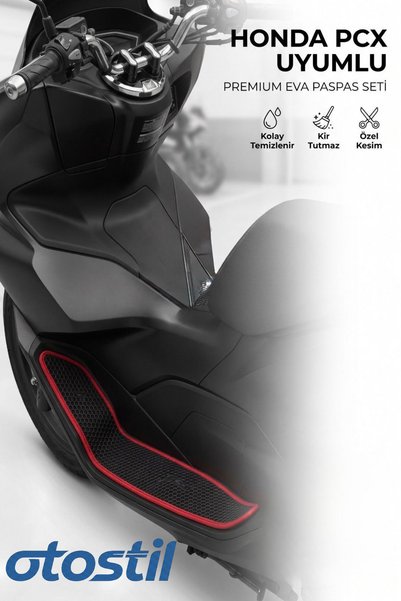 OTOSTİL Honda Pcx Uyumlu Eva Premium Motorsiklet Paspas