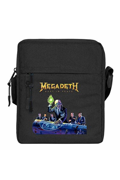 CrowsGate Megadeth Rust İn Peace New Shoulder Bag Black Color
