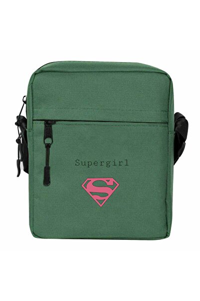 CrowsGate Super Girl Shoulder Bag Green Color