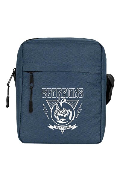 CrowsGate Scorpions Est. Geantă de umăr 1965 Culoare bleumarin