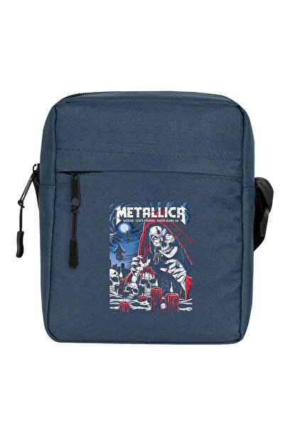 CrowsGate Metallica 2025 Tour Shoulder Bag Navy Blue Color