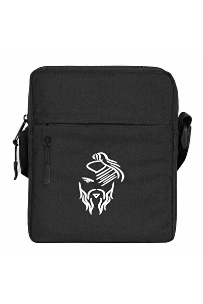 CrowsGate Hayko Cepkin Novi logo Bela torba za rame Crna boja