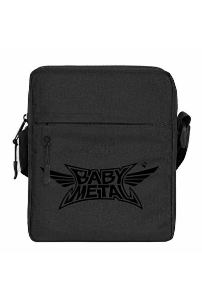 CrowsGate Babymetal logo crna torba za rame crne boje