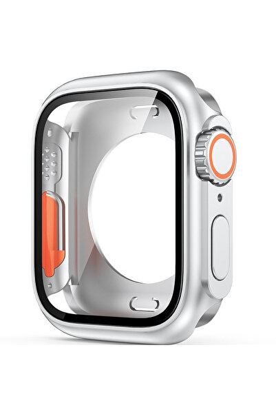 XGSM Carcasă completă 2 în 1 + Sticlă securizată pentru Apple Watch 7/8/9 41M...