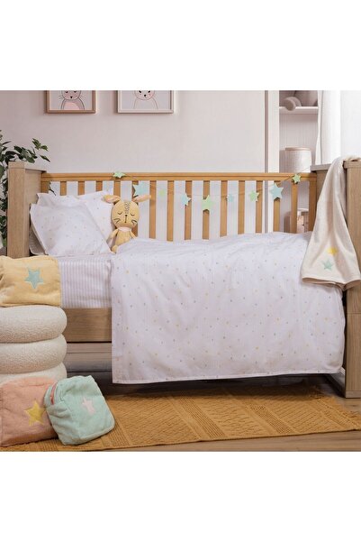 Nef Nef Homeware Nef-Nef Homeware Σετ Σεντονιών Κούνιας Happy Baby, 3 τεμαχίω...