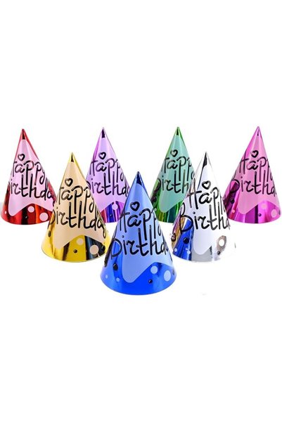 KASTWAVE Cone Party Hats Bulk 14 PCS - Adjustable Birthday Headwear Supplies ...