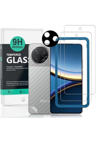 Ibywind واقي شاشة لهاتف شاومي بوكو F7 برو 5G، 6.67 بوصة، عبوة من قطعتين، زجاج...