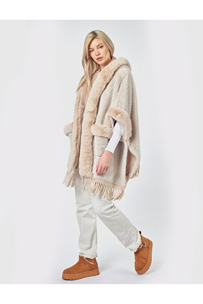 VERDE Γυναικεία Κάπα 49-0000107 Εκρού