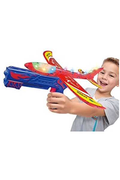 OEM Arma Lansator Avion Rosu cu Lumina 33cm