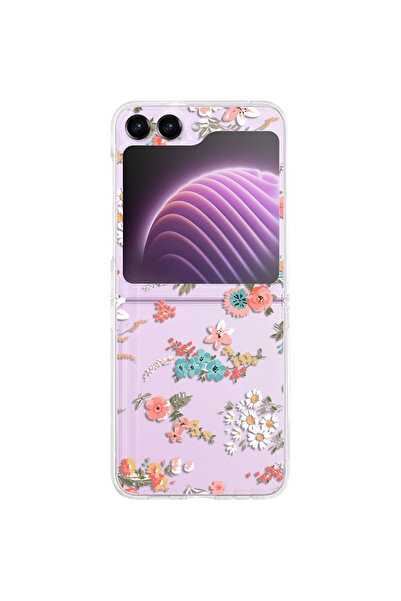 XGSM Husă rigidă pentru Samsung Galaxy Z Flip 5 5G, Flori colorate