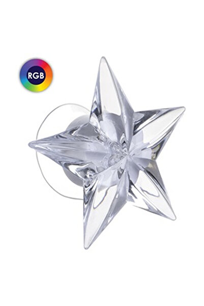 OEM Christmas Star with Colorful Light 9x9x4.5cm