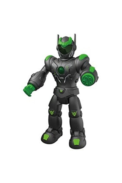 OEM Black Green Robot Toy with Moving Sound Effects & Light 40cm