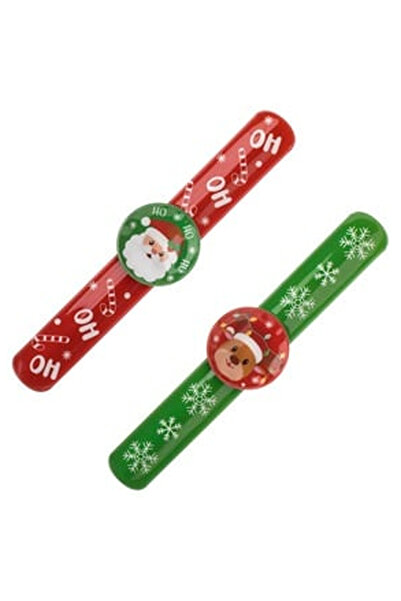OEM Slap Bracelet with Christmas Figures & Colorful Light 2 Models for Children