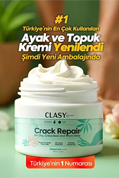 Clasy care kozmetik Care Topuk Çatlakları ve Ayaklar için Mükemmel Bakım Krem...
